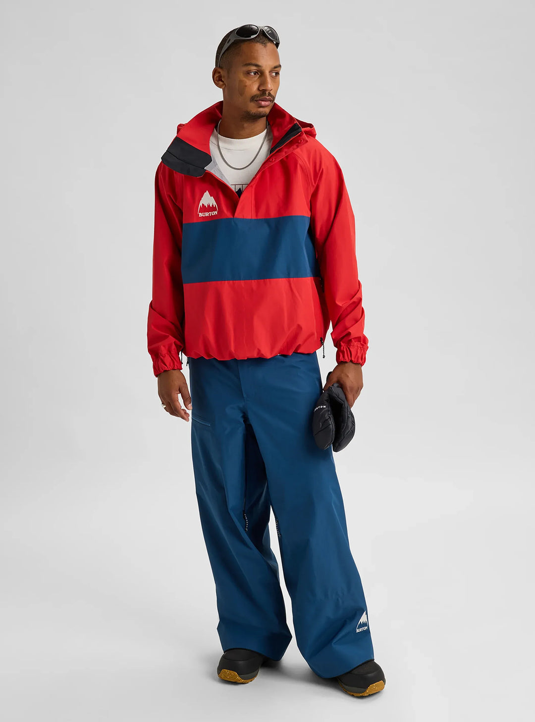 Burton Men's 80's Powder 3L Jacket Performer Red/Selvedge Blue