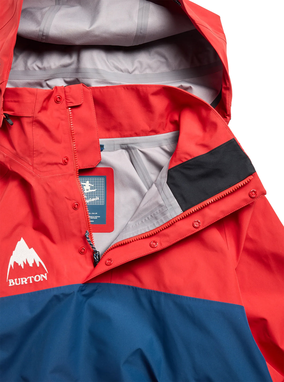 Burton Men's 80's Powder 3L Jacket Performer Red/Selvedge Blue