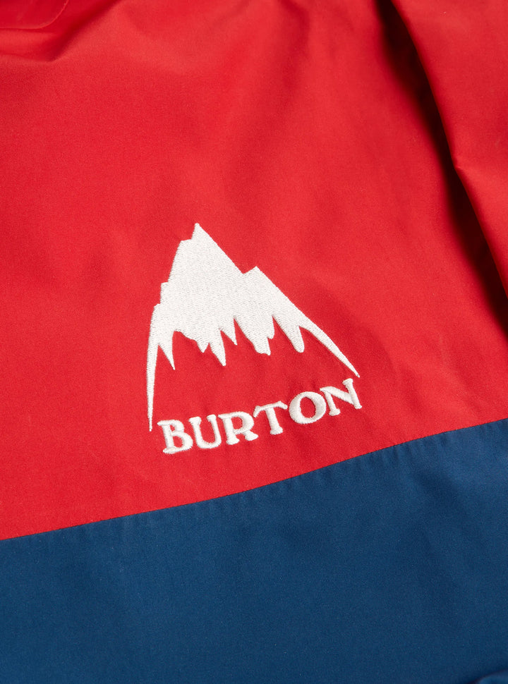 Burton Men's 80's Powder 3L Jacket Performer Red/Selvedge Blue