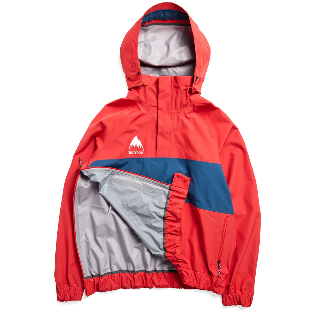 Burton Men's 80's Powder 3L Jacket Performer Red/Selvedge Blue