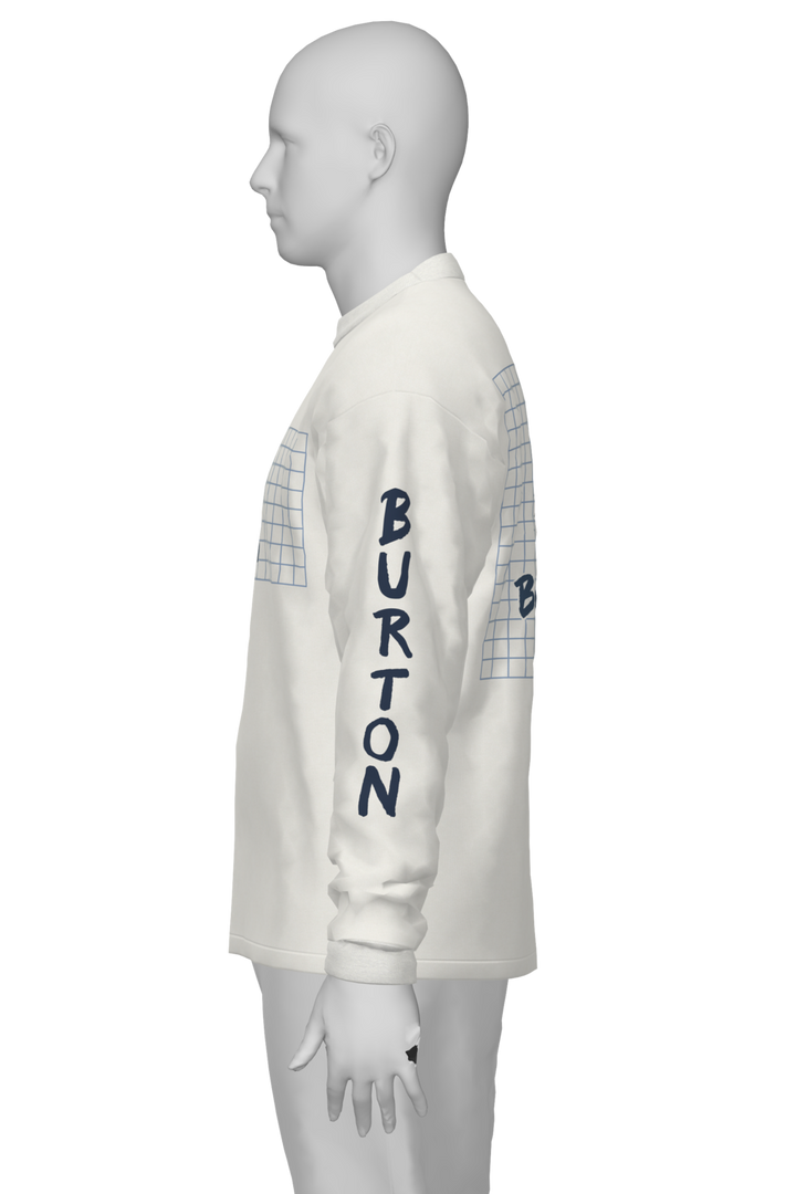 Burton Men's 80's Longsleeve Stout White