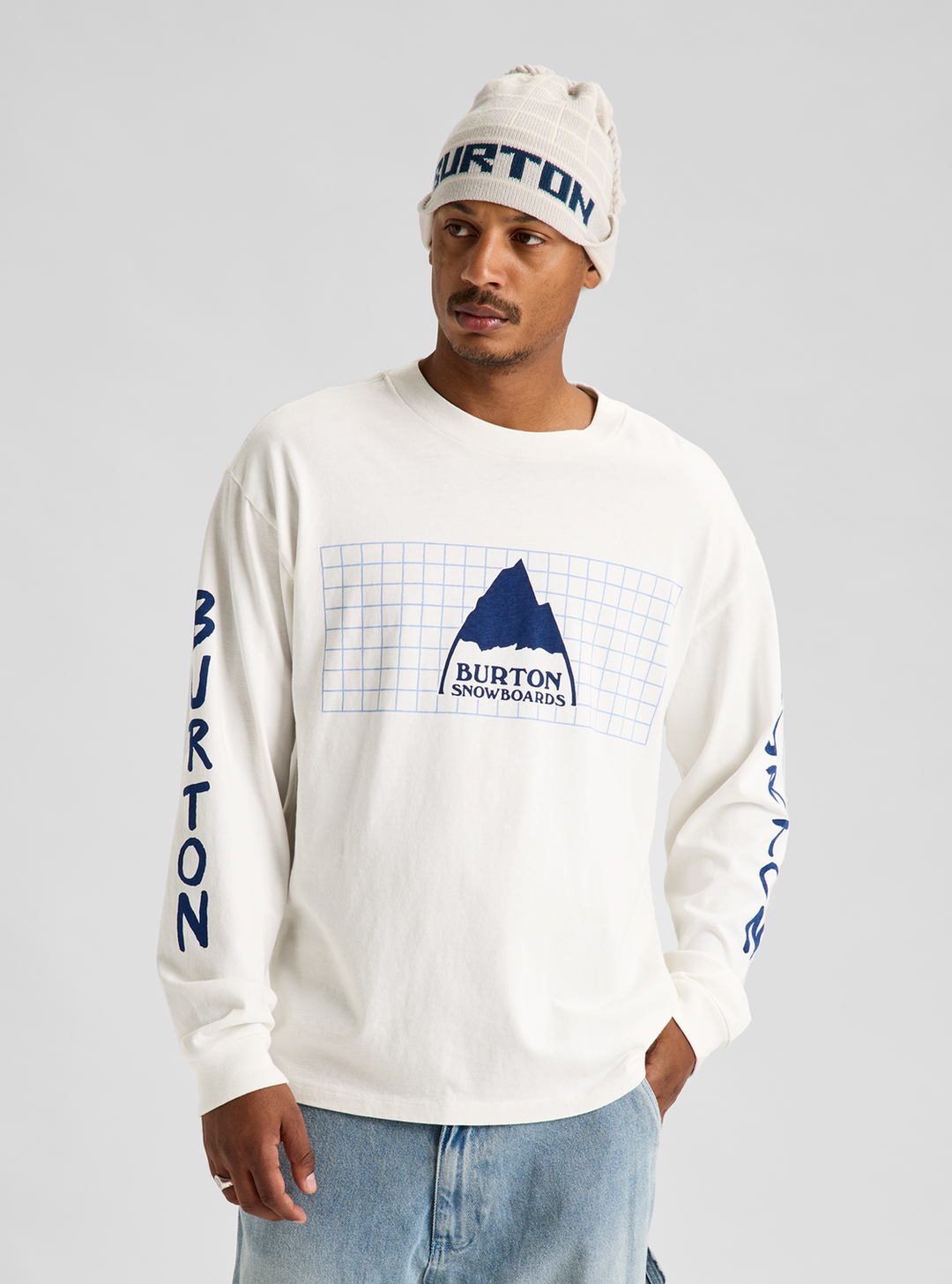 Burton Men's 80's Longsleeve Stout White