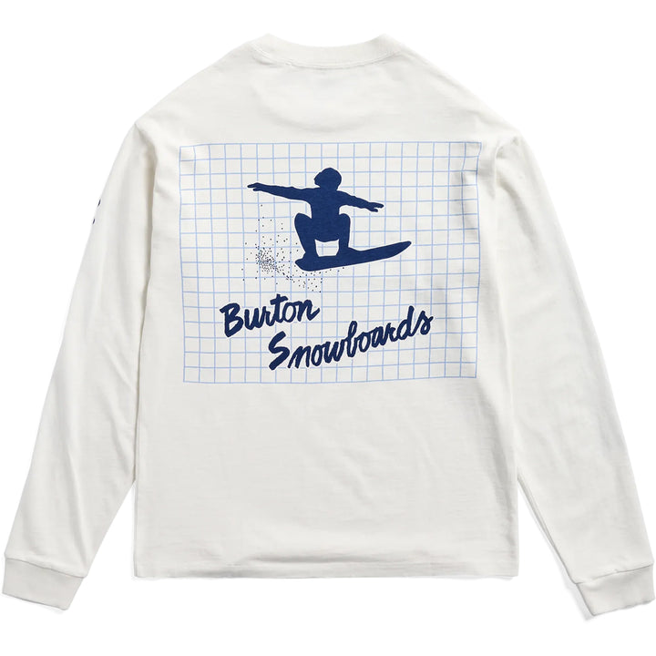 Burton Men's 80's Longsleeve Stout White