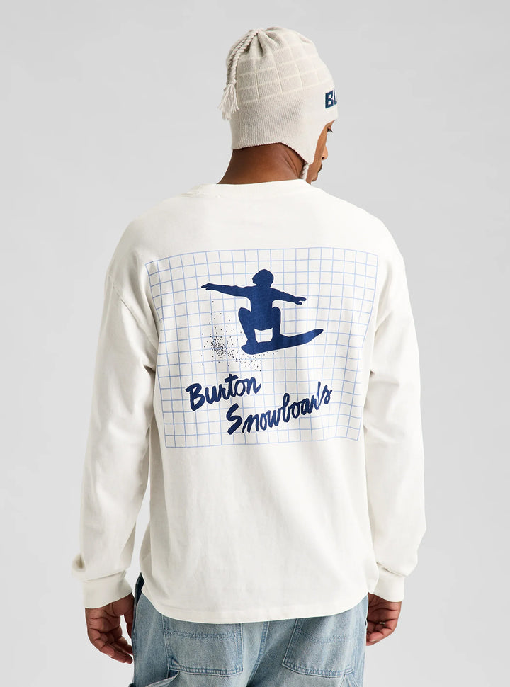 Burton Men's 80's Longsleeve Stout White