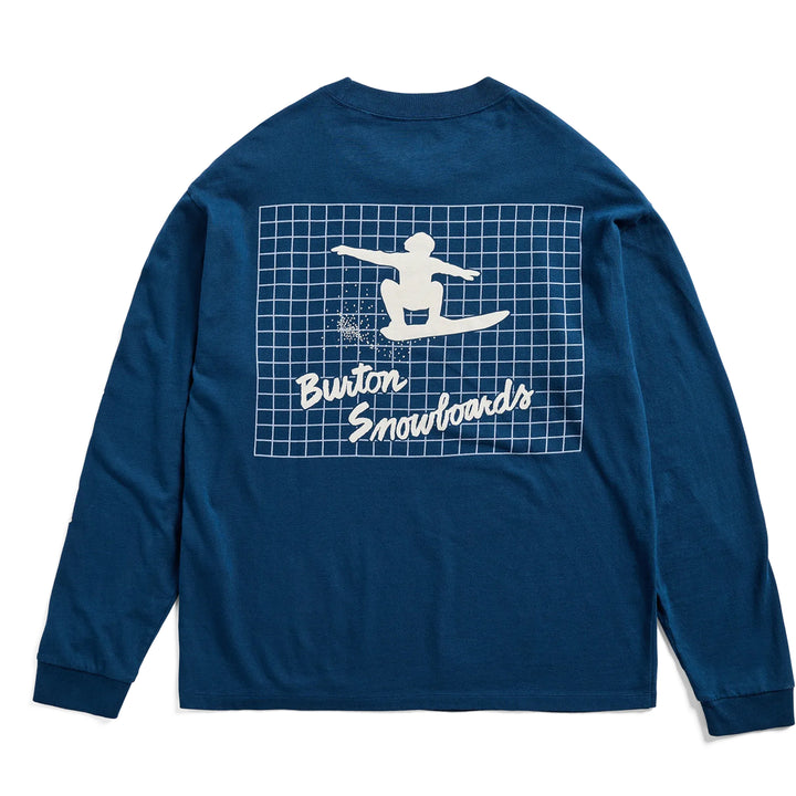 Burton Men's 80's Longsleeve Selvedge Blue