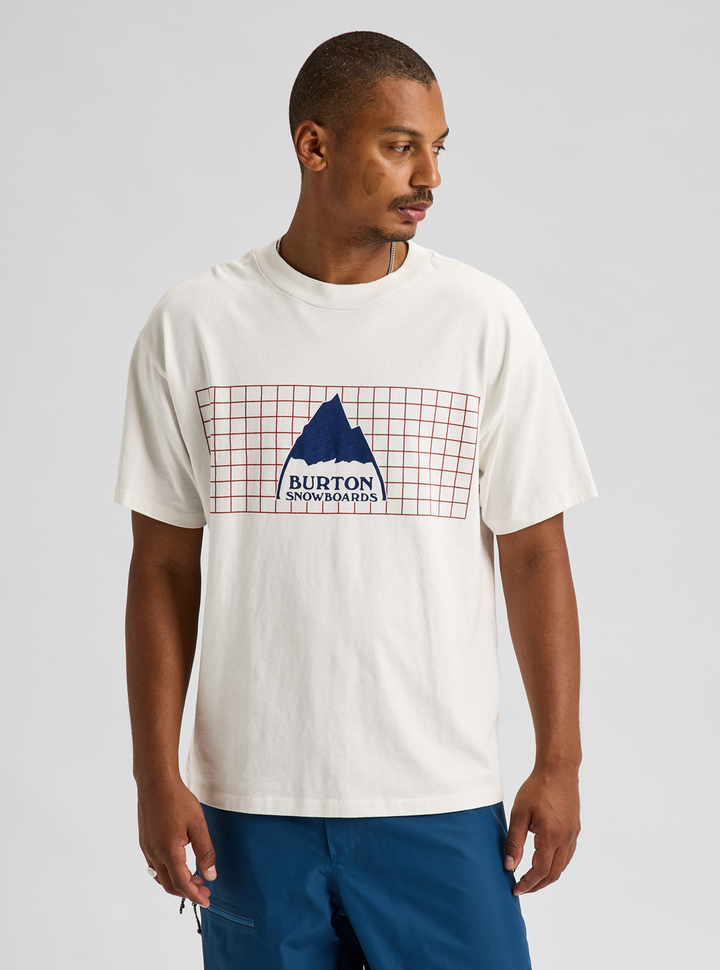 Burton Men's 80's Short Sleeve Stout White