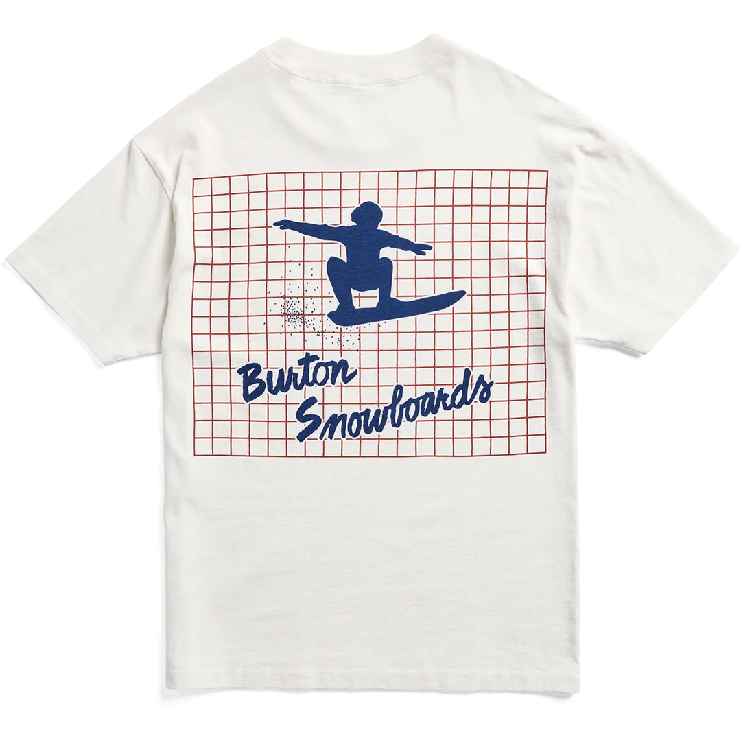 Burton Men's 80's Short Sleeve Stout White