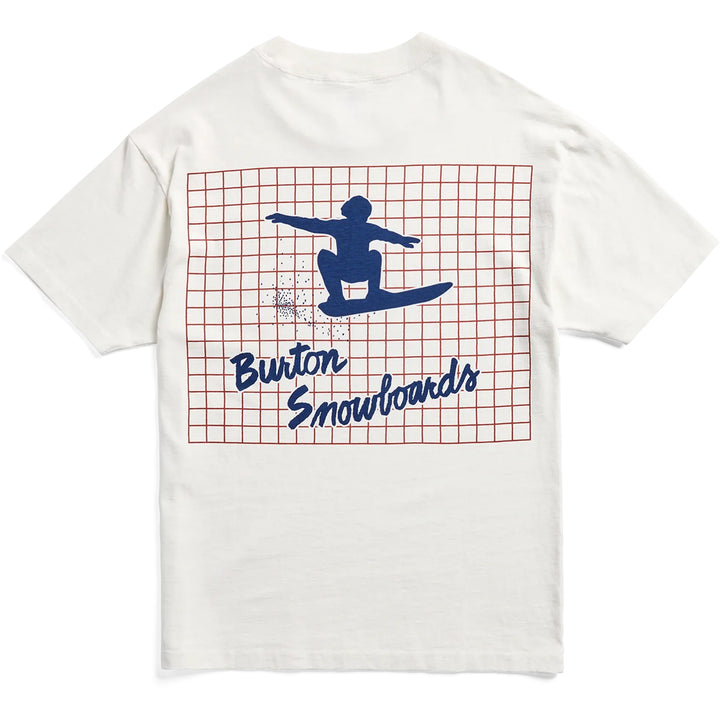 Burton Men's 80's Short Sleeve Stout White