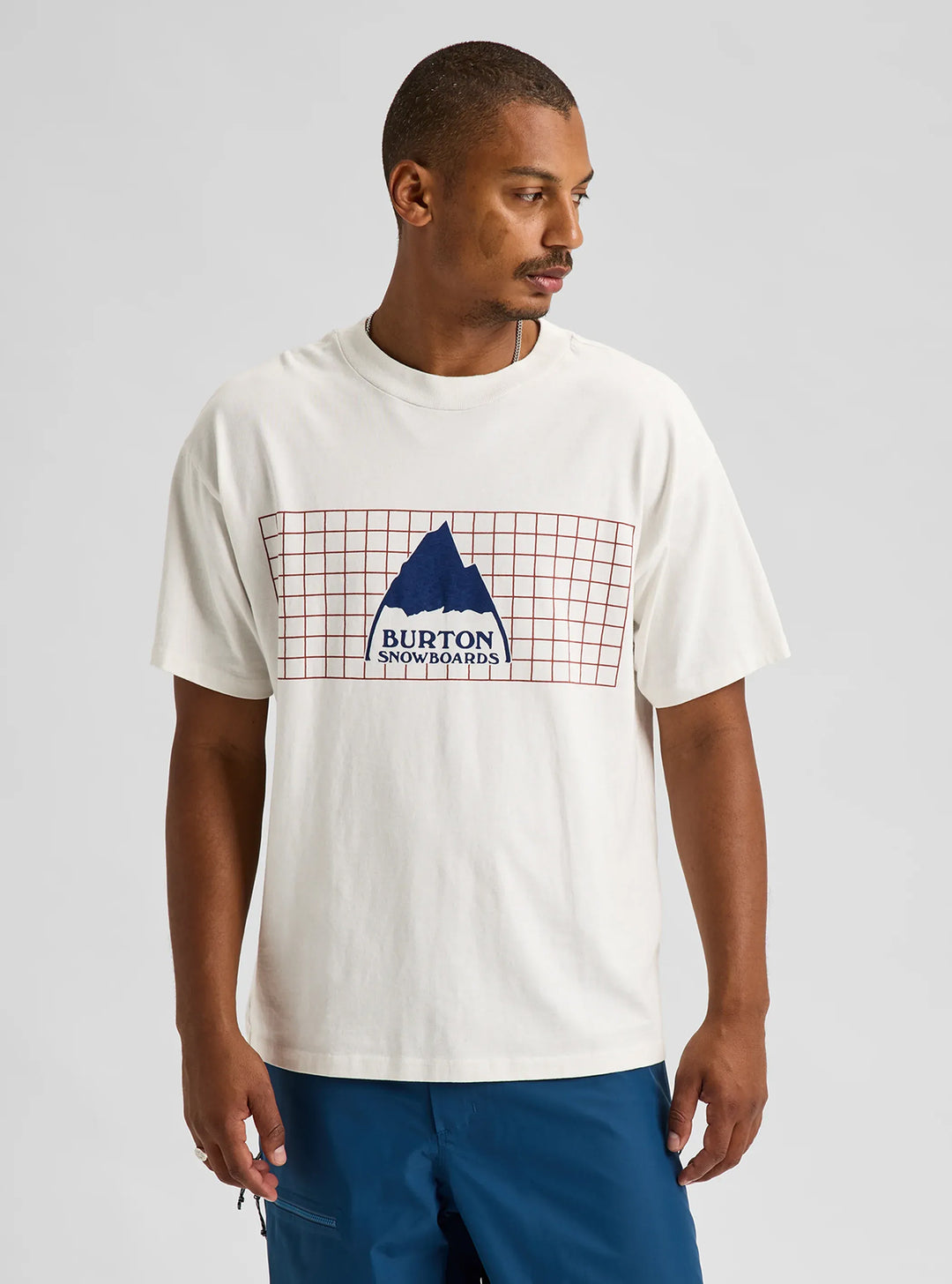 Burton Men's 80's Short Sleeve Stout White