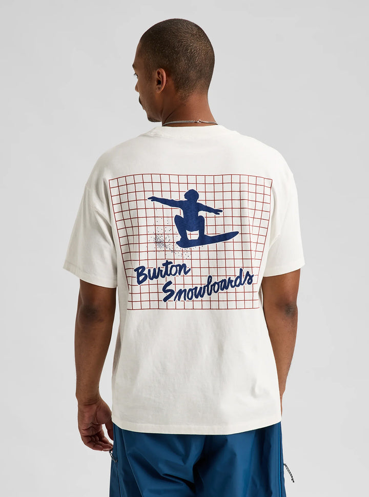 Burton Men's 80's Short Sleeve Stout White