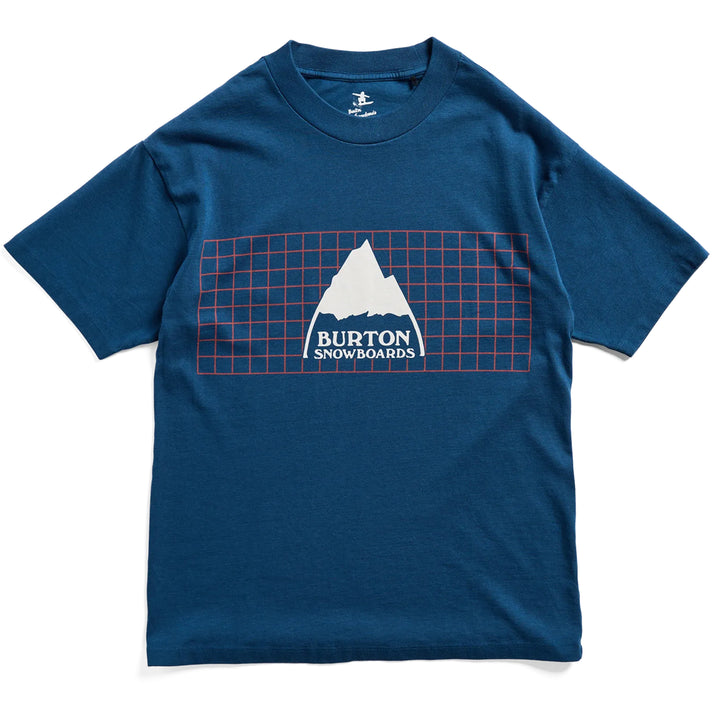 Burton Men's 80's Short Sleeve Selvedge Blue