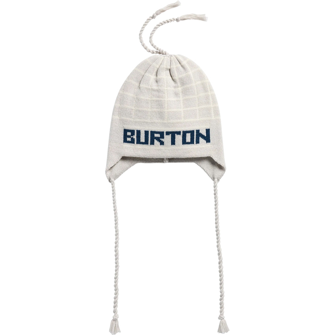 Burton 80's Earflap Beanie Grey Heather/Stout White/Selvedge Blue