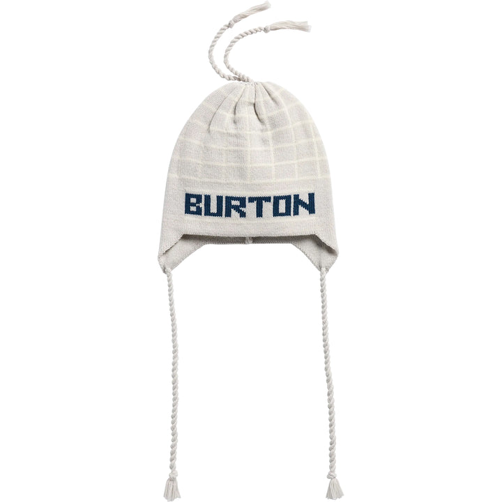 Burton 80's Earflap Beanie Grey Heather/Stout White/Selvedge Blue