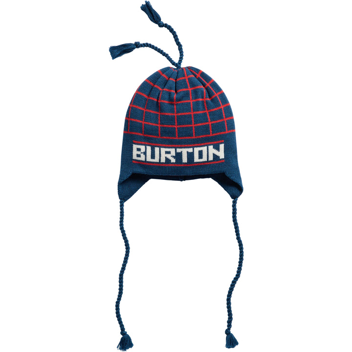 Burton 80's Earflap Beanie Selvedge Blue/Performer Red/Stout White