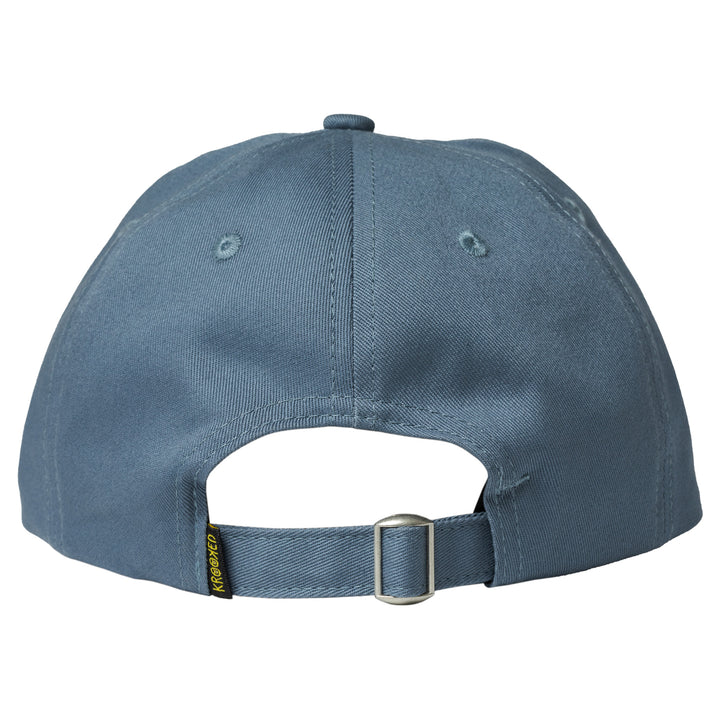 Krooked Moonsmile Script Snapback Hat Blue