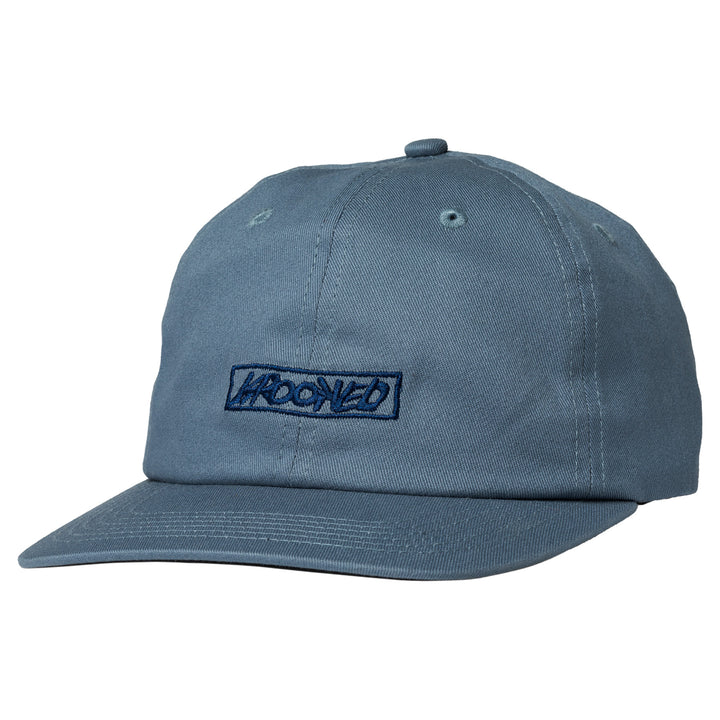 Krooked Moonsmile Script Snapback Hat Blue