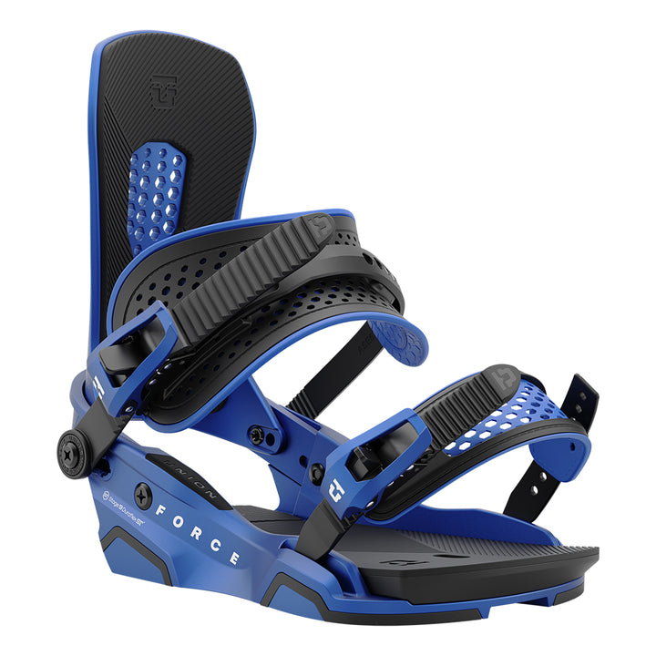 Union Force Snowboard Bindings Metallic Blue