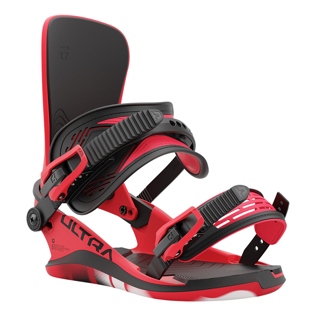 Union Ultra Men's Snowboard Bindings Hot Red