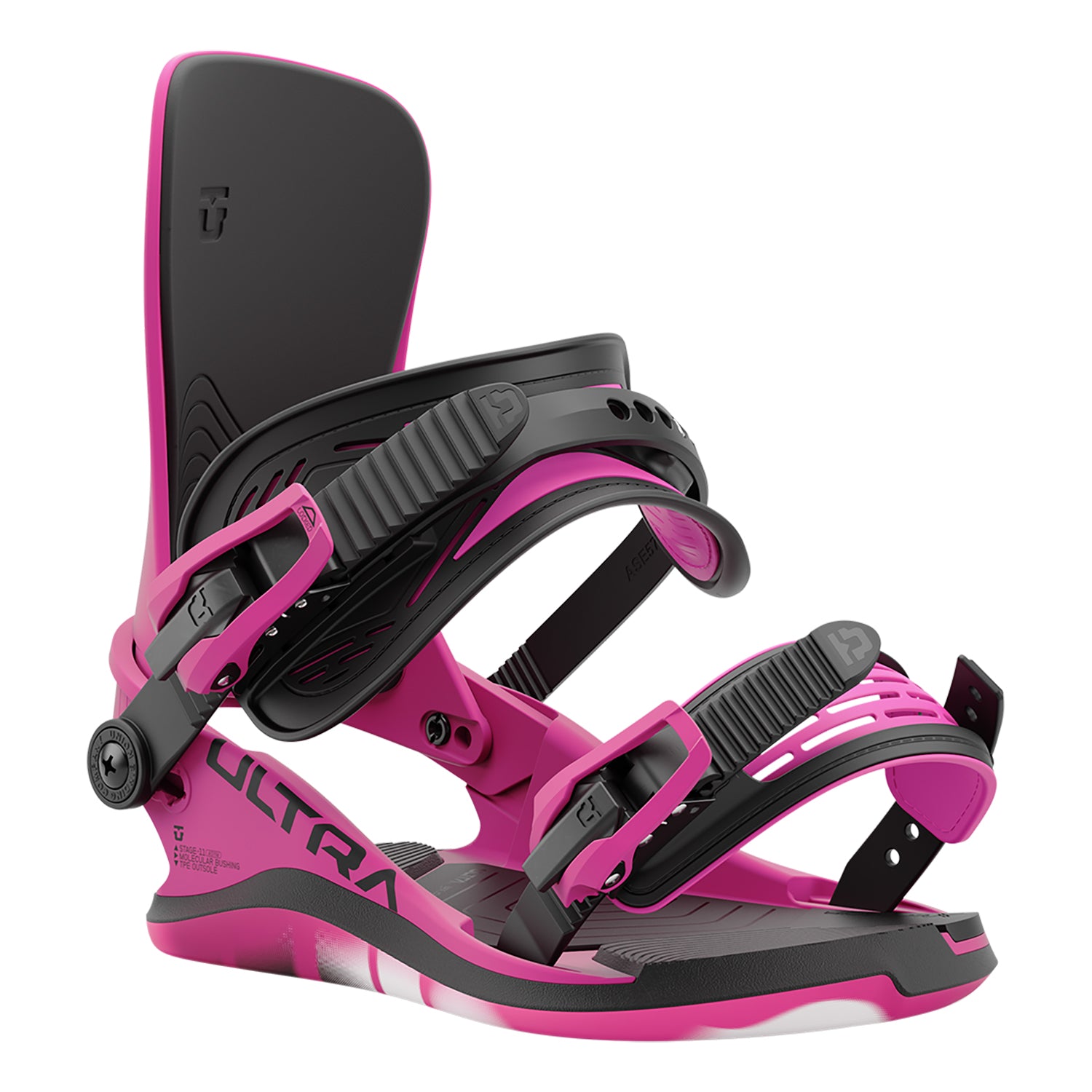 Union Ultra Women's Snowboard Bindings Hot Pink – Eastern