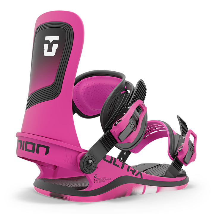 Union Ultra Women's Snowboard Bindings Hot Pink