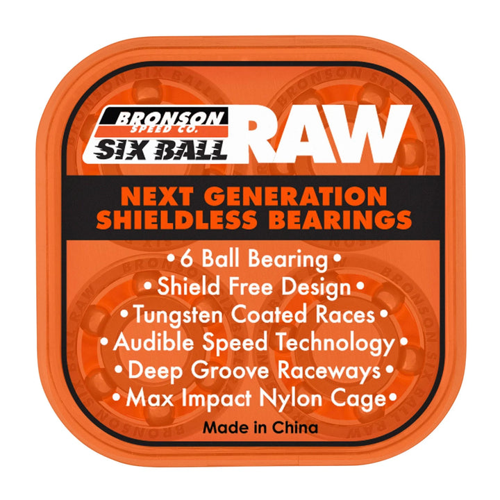 Bronson Speed Co. Raw Six Ball Bearings