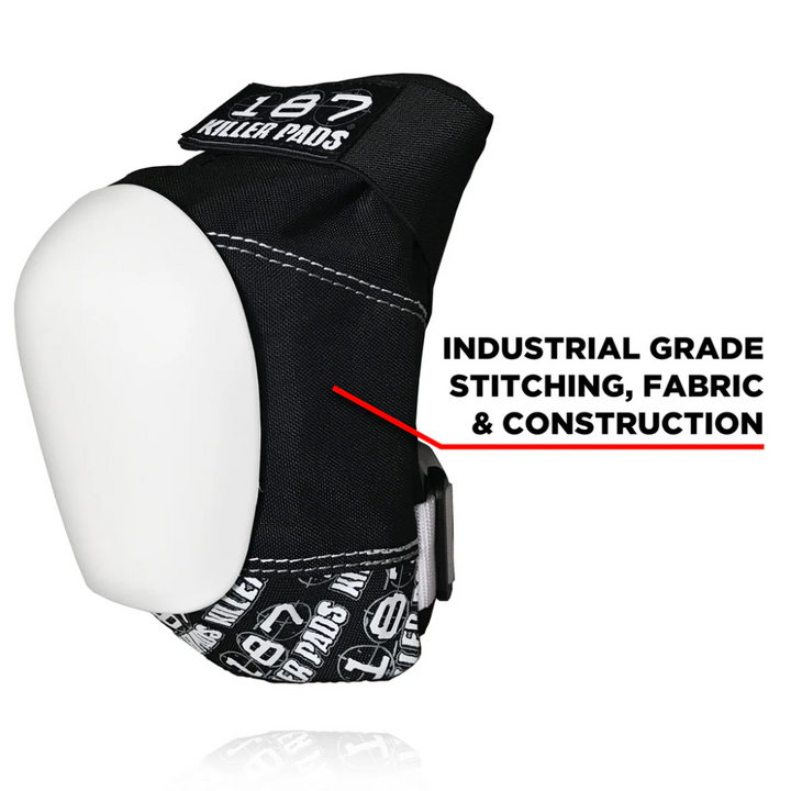 187 Killer Pads Pro Knee Pad Black/White/White