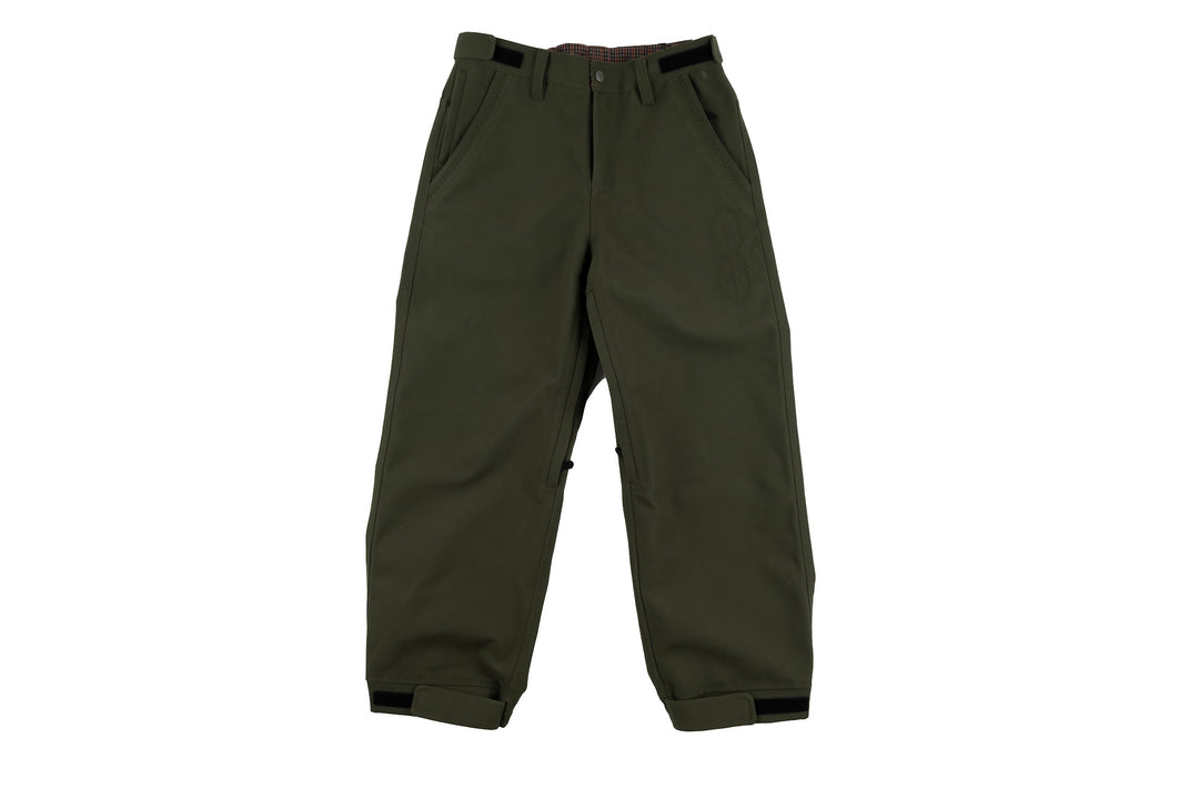Souvenir 3 Ply Workwear Pants Dark Olive Oxford