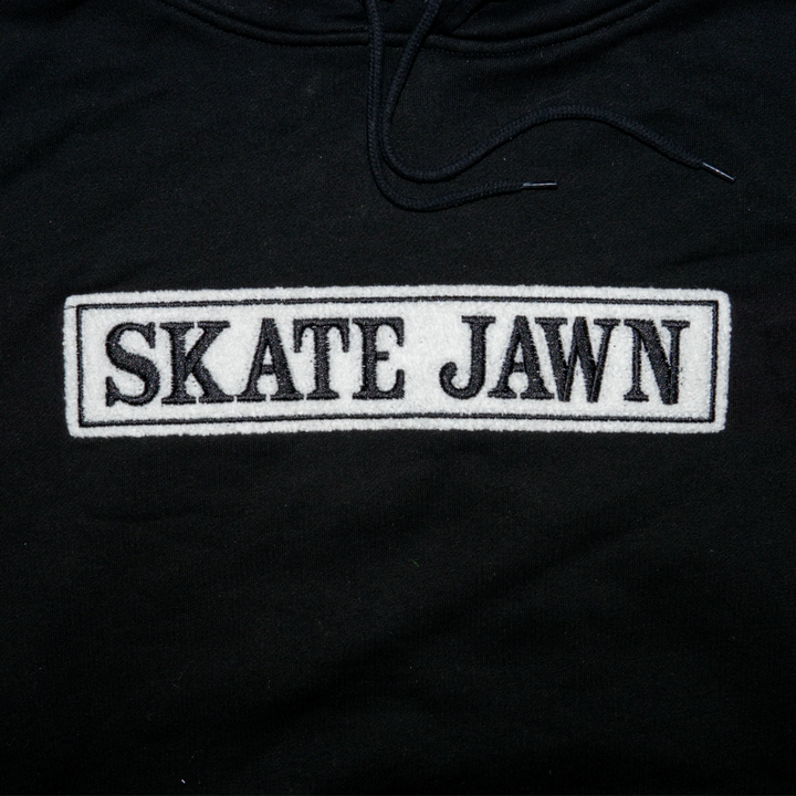 Skate Jawn Fuzzy Cover Box Hoodie Black