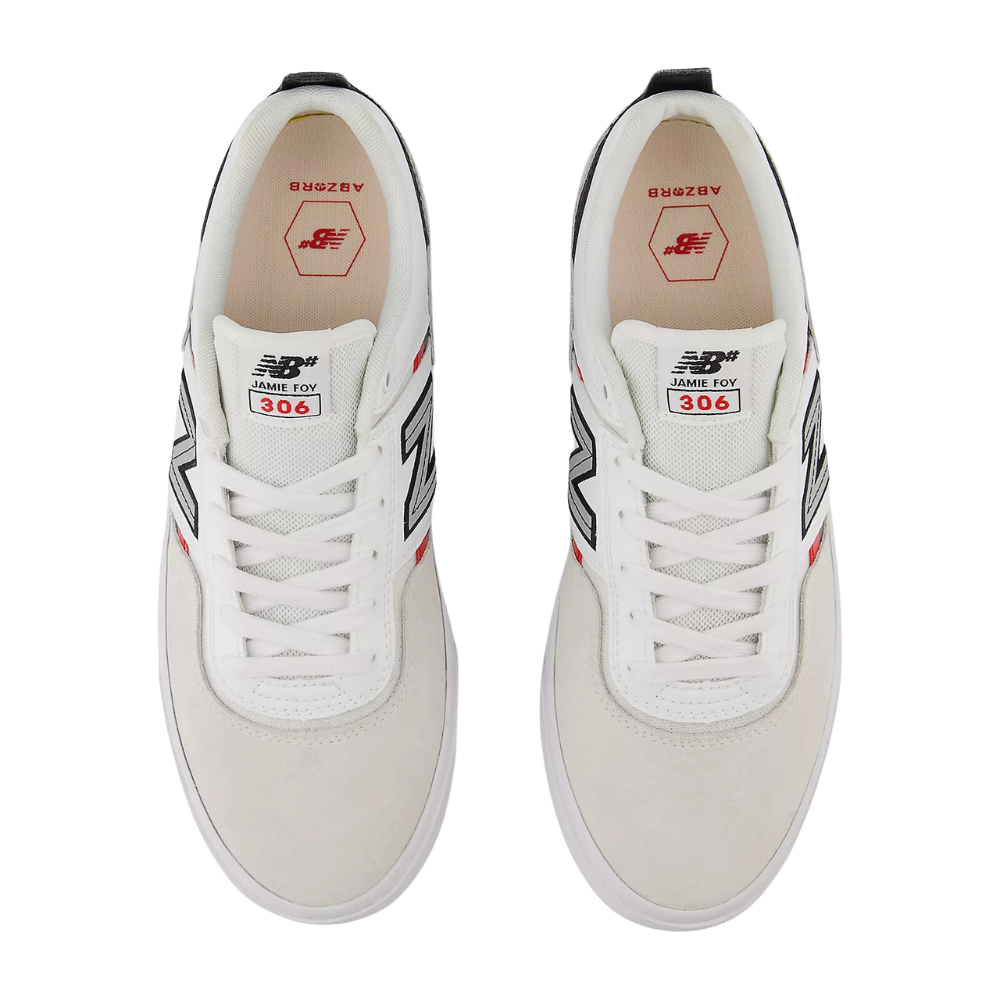 New Balance Numeric Jamie Foy 306 White/Red (NM306OLS)