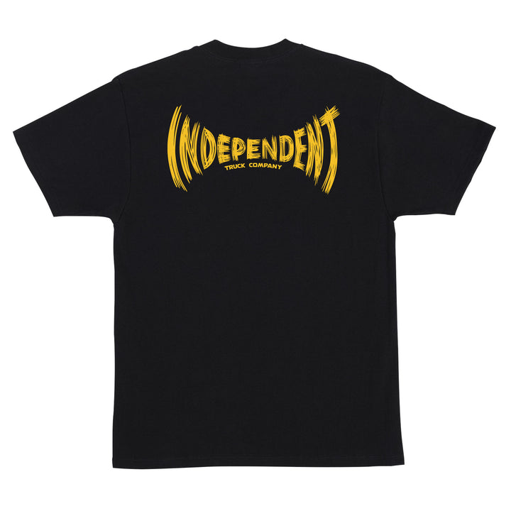 Independent Carved Span Heavyweight Tee Black
