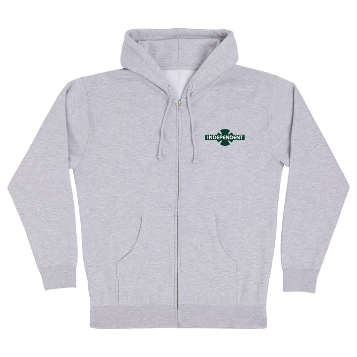 Independent OGBG Legacy Zip Hoodie (Grey Heather)