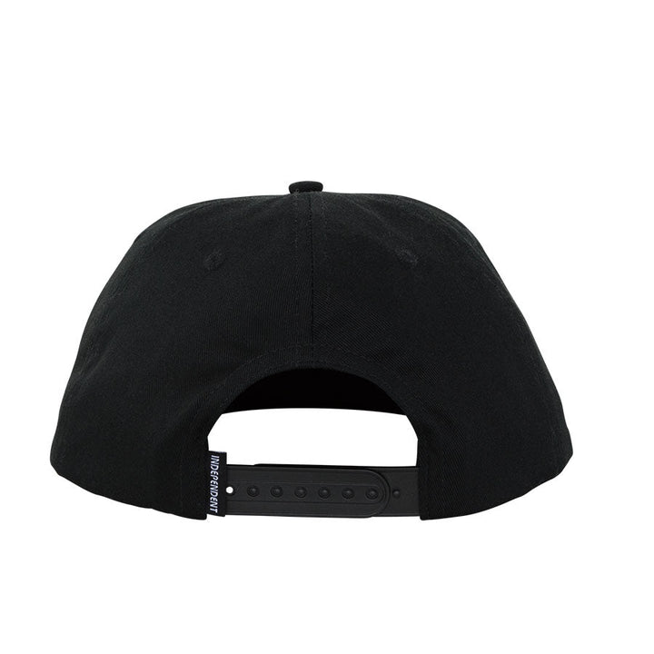 Independent B/C Groundwork Snapback Mid Hat Black