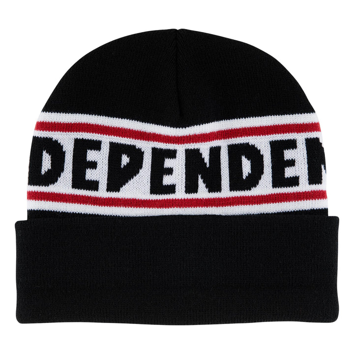 Independent Bar Logo Long Shoreman Beanie - Black