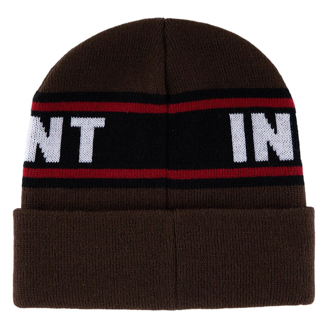 Independent Bar Logo Long Shoreman Beanie - Chocolate