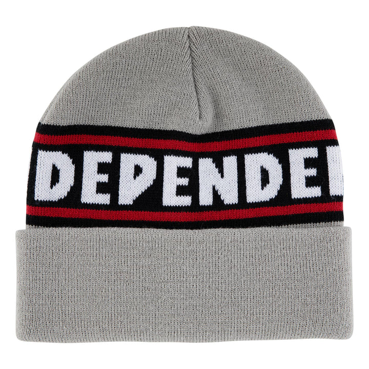 Independent Bar Logo Long Shoreman Beanie - Gray