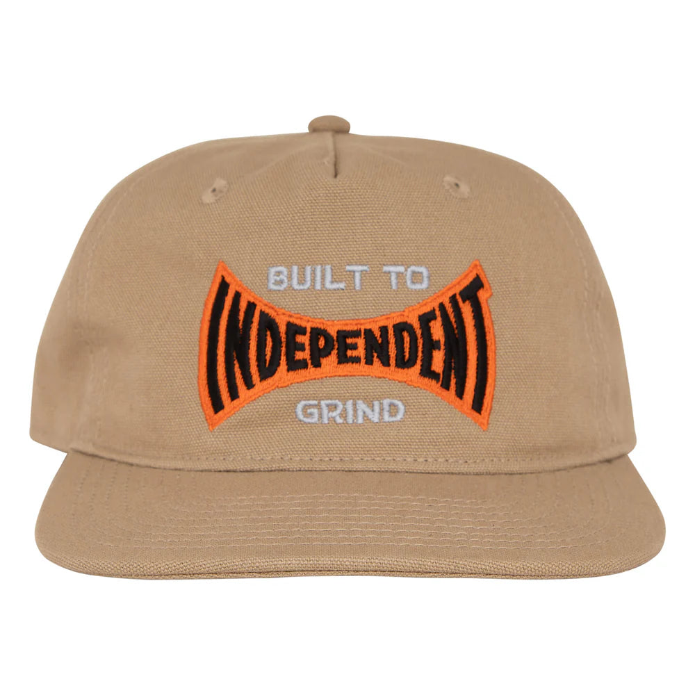 Independent Built To Grind Span Snapback Khaki