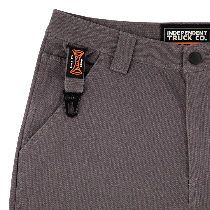 Independent Built To Grind Utility Shorts Pewter