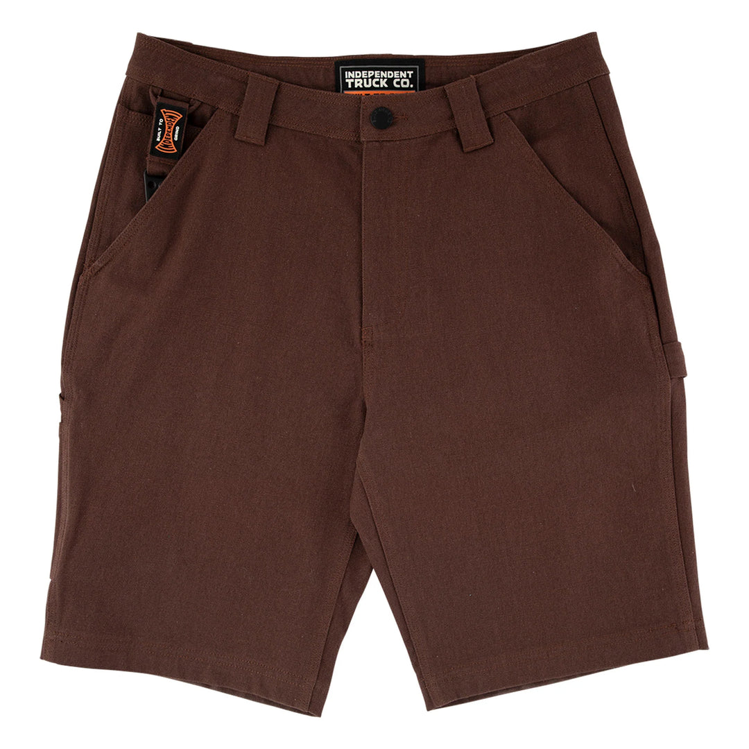 Independent Built To Grind Utility Shorts Chocolate