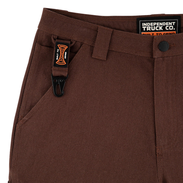 Independent Built To Grind Utility Shorts Chocolate