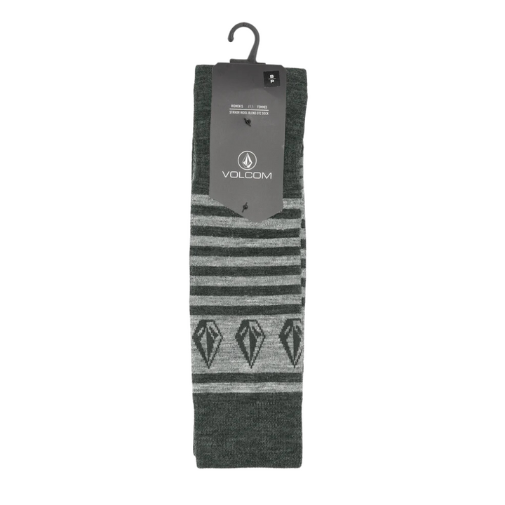 Volcom Women's Striker Wool Blend OTC Sock Black