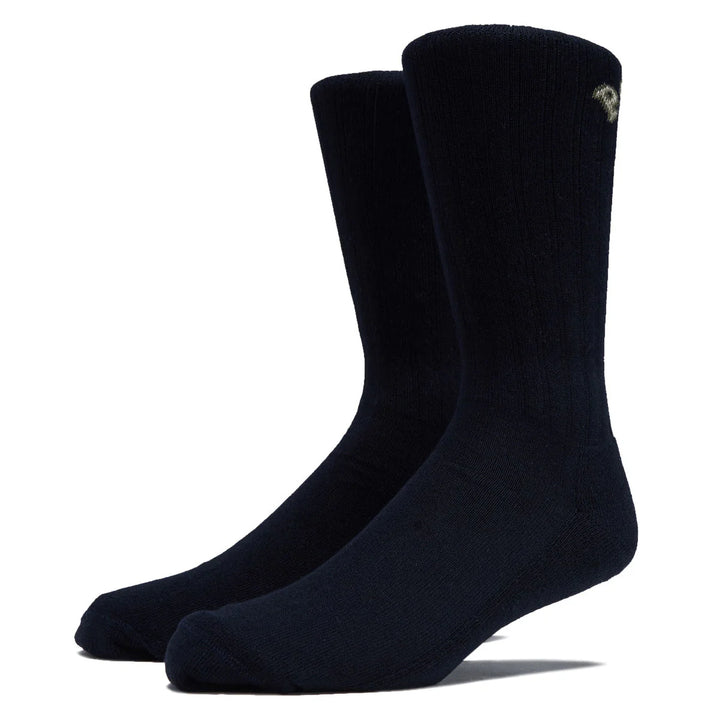 Polar Large Rib Socks (Dark Navy)