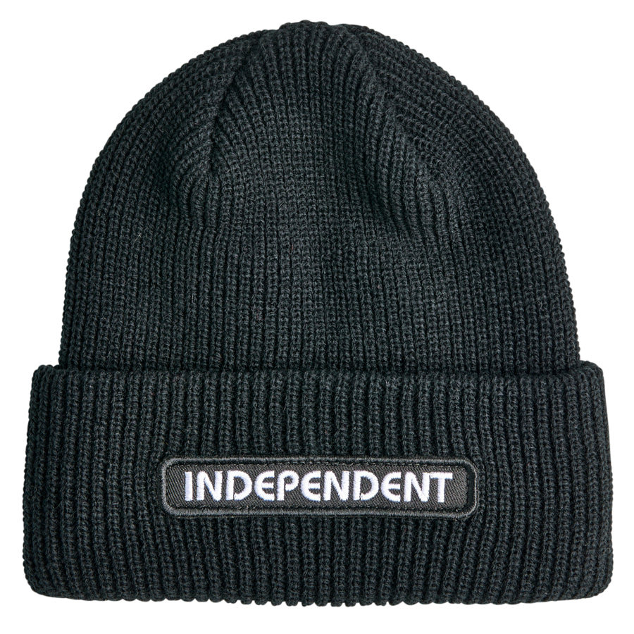 Independent B/C Groundwork Beanie Long Shoreman Hat Black