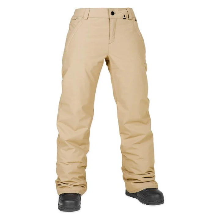 Volcom Women's Frochickie Insulated Snowboard Pants Sand