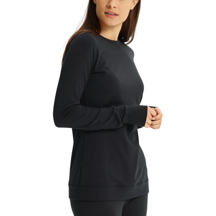 Burton Women's Midweight Base Layer Crew True Black