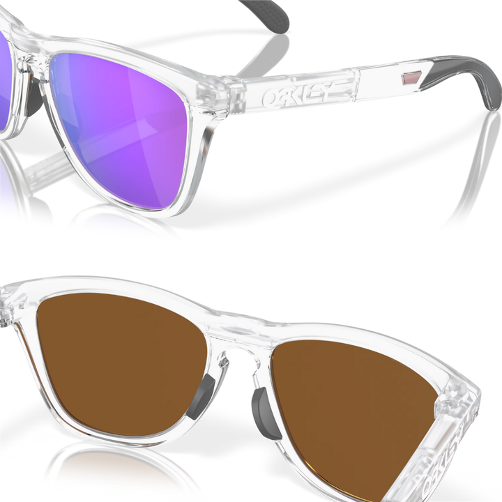 Oakley Frogskins Range Sunglasses Matte Clear (Prizm Violet)