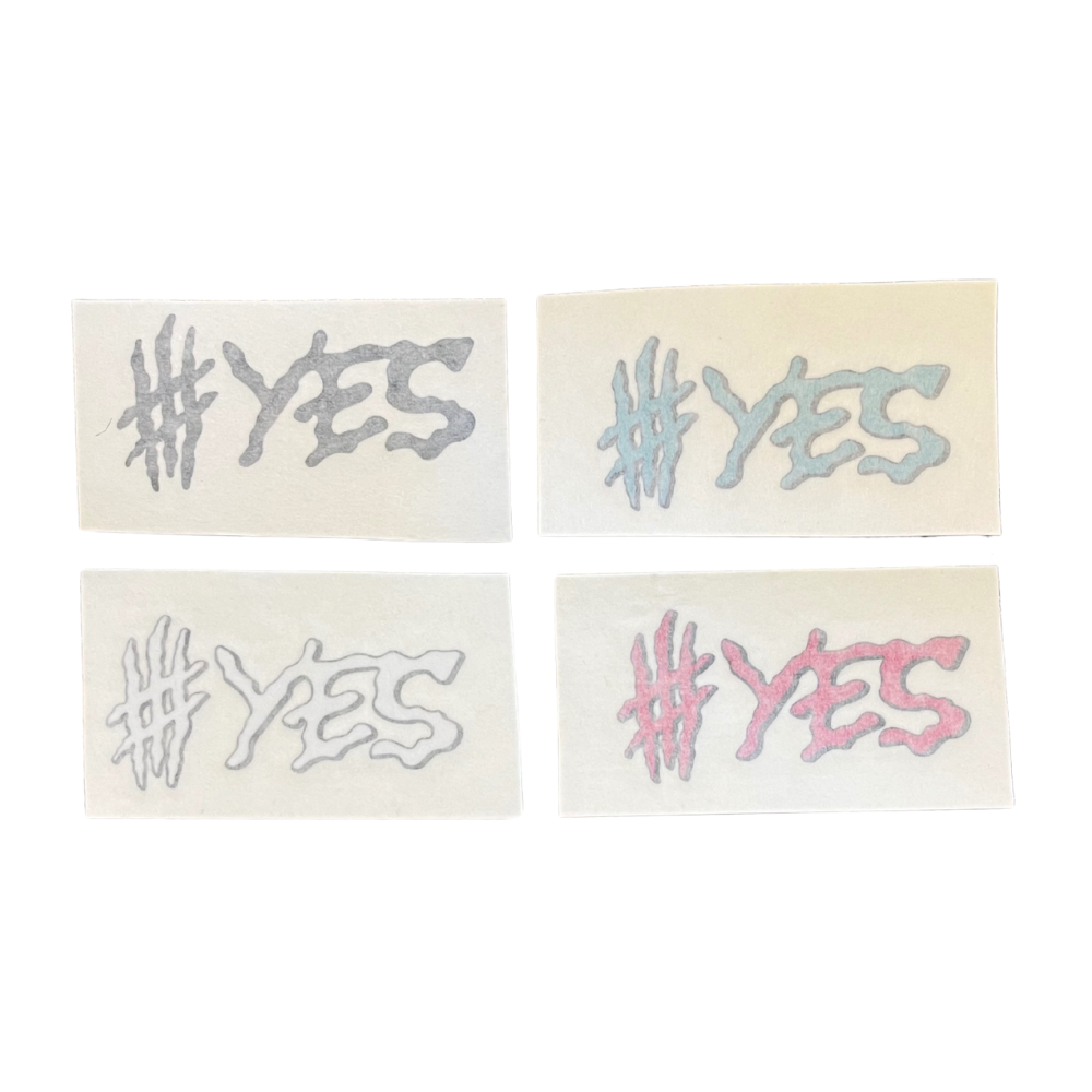 YES. Vinyl Decal Sticker Pack (4 Count)