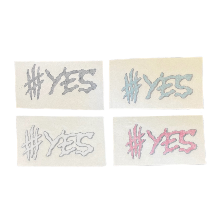 YES. Vinyl Decal Sticker Pack (4 Count)