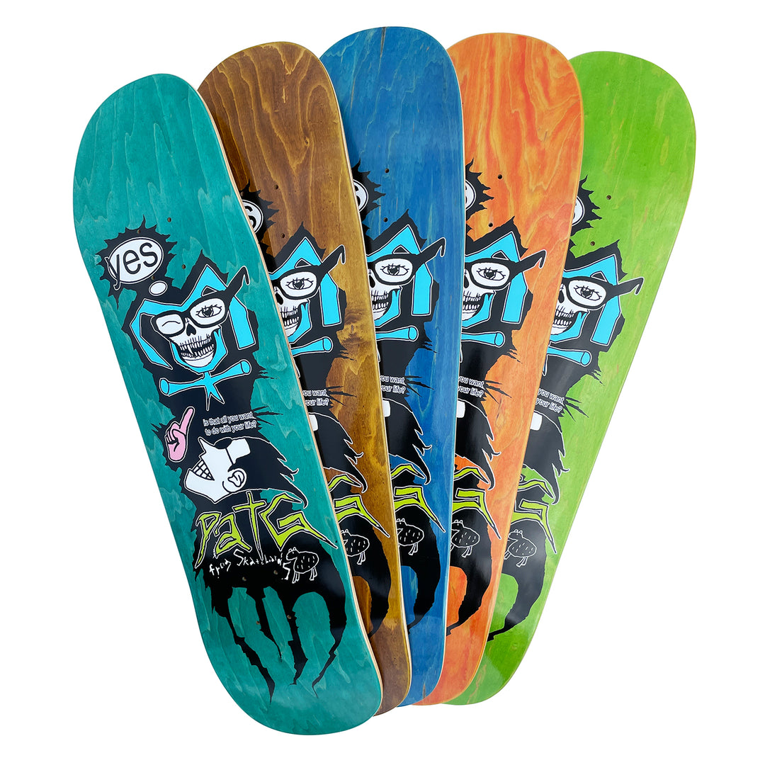 Frog Disobedient Child (Pat G) Deck 8.55"
