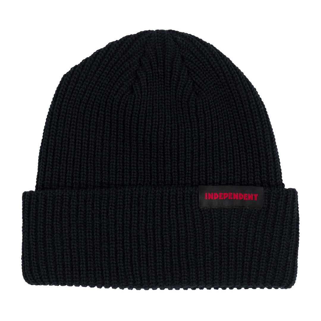 Independent Beacon Beanie Long Shoreman Hat Black