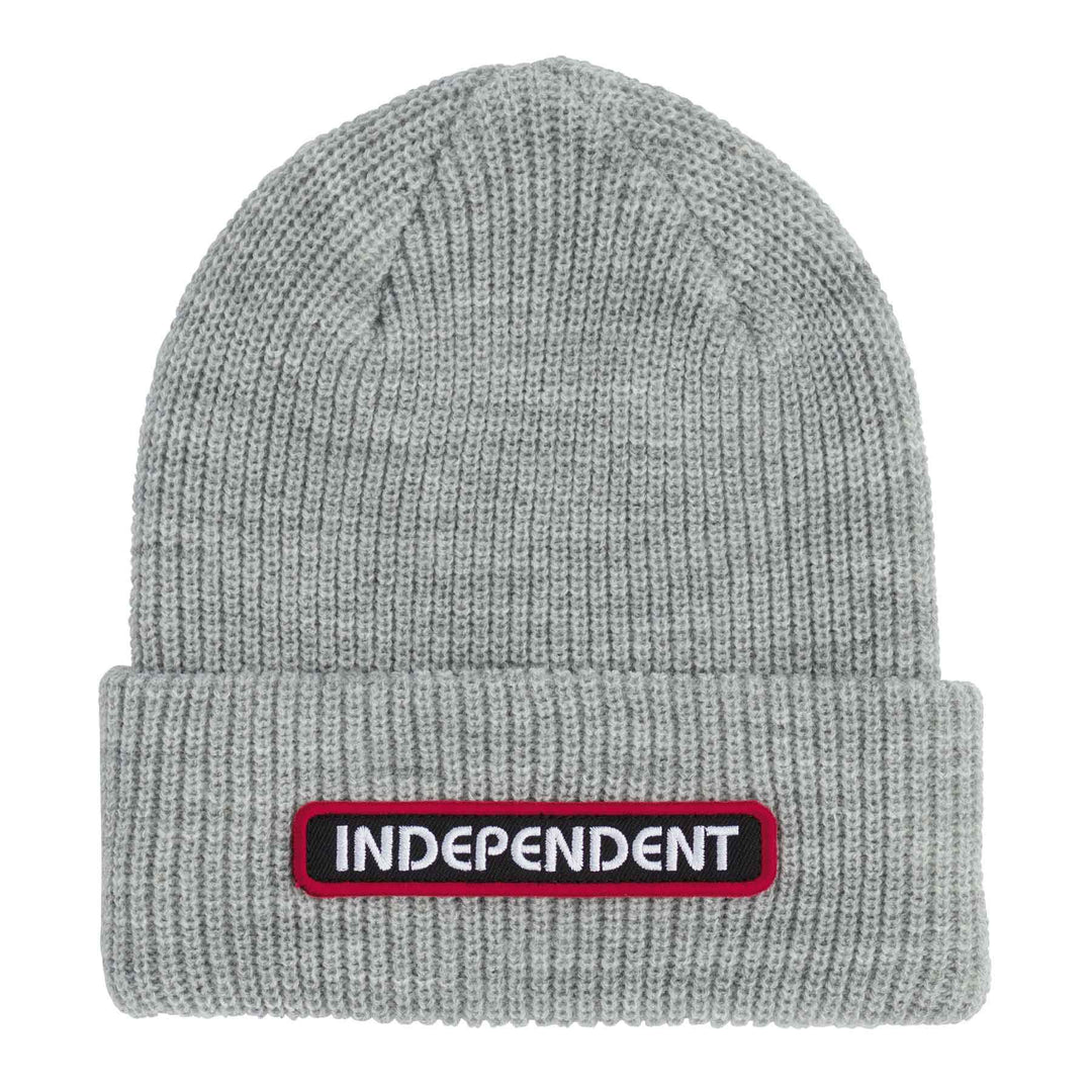 Independent B/C Groundwork Beanie Long Shoreman Hat Heather Grey